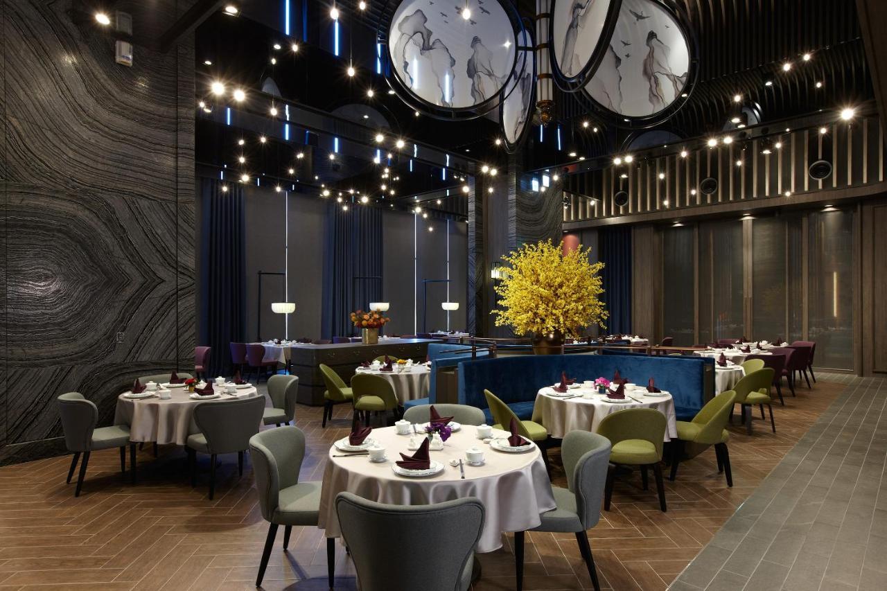 Cozzi Blu Hotel Zhongli Exterior photo Interior of the restaurant