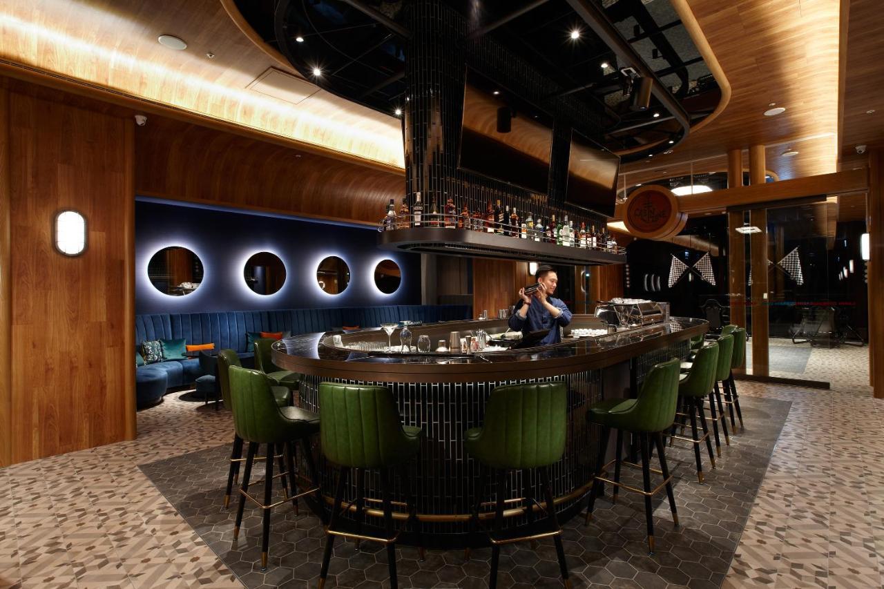 Cozzi Blu Hotel Zhongli Exterior photo The bar at the restaurant