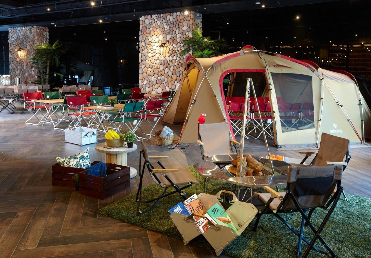 Cozzi Blu Hotel Zhongli Exterior photo Camping equipment